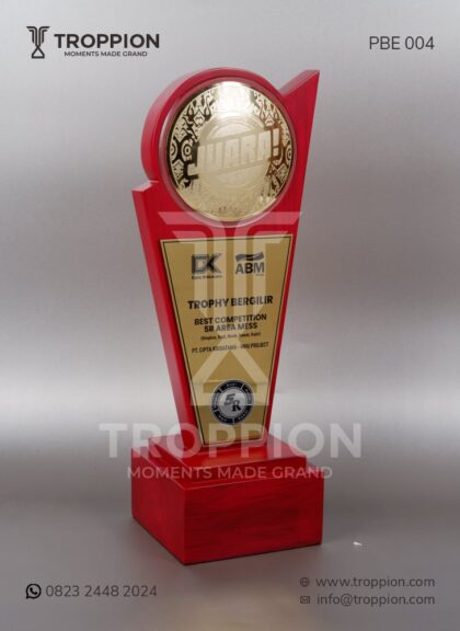PBE 004 Piala Bergilir Kayu Logam Best Competition 5R Area Mess PT Cipta Kridatama - MHU Project Samarinda