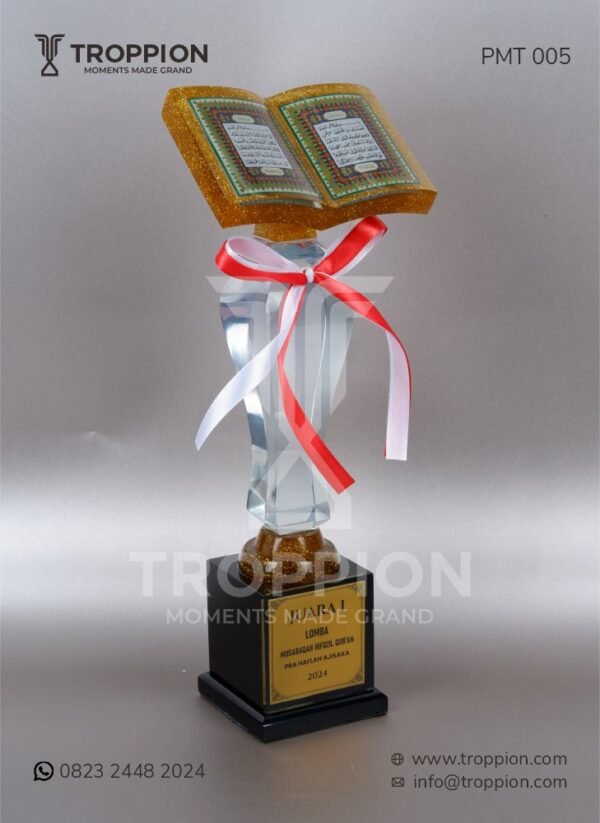 PMT005 Piala Resin Musabaqah Hifdzil Quran Pra Haflah Ajisaka 2024 Ponorogo