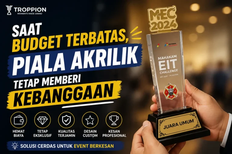 Saat Budget Terbatas, Piala Akrilik Tetap Memberi Kebanggaan