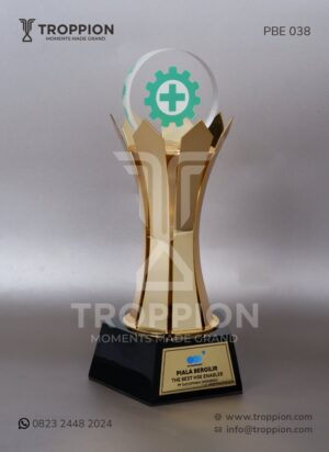10 Kerajinan Logam Unik untuk Souvenir Penghargaan Piala Bergilir The Best HSE Enabler PT Sucofindo