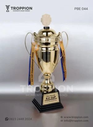 10 Kerajinan Logam Unik untuk Souvenir Penghargaan Piala Bergilir Eji Cup Championship PT Eka Jaya Internasional